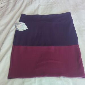 LuLaRoe Cassie Pencil Skirt Two-Toned 2xl
